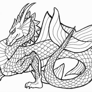 300x300 Sea Dragons Coloring Pages Copy Hydra Dragon Coloring Page