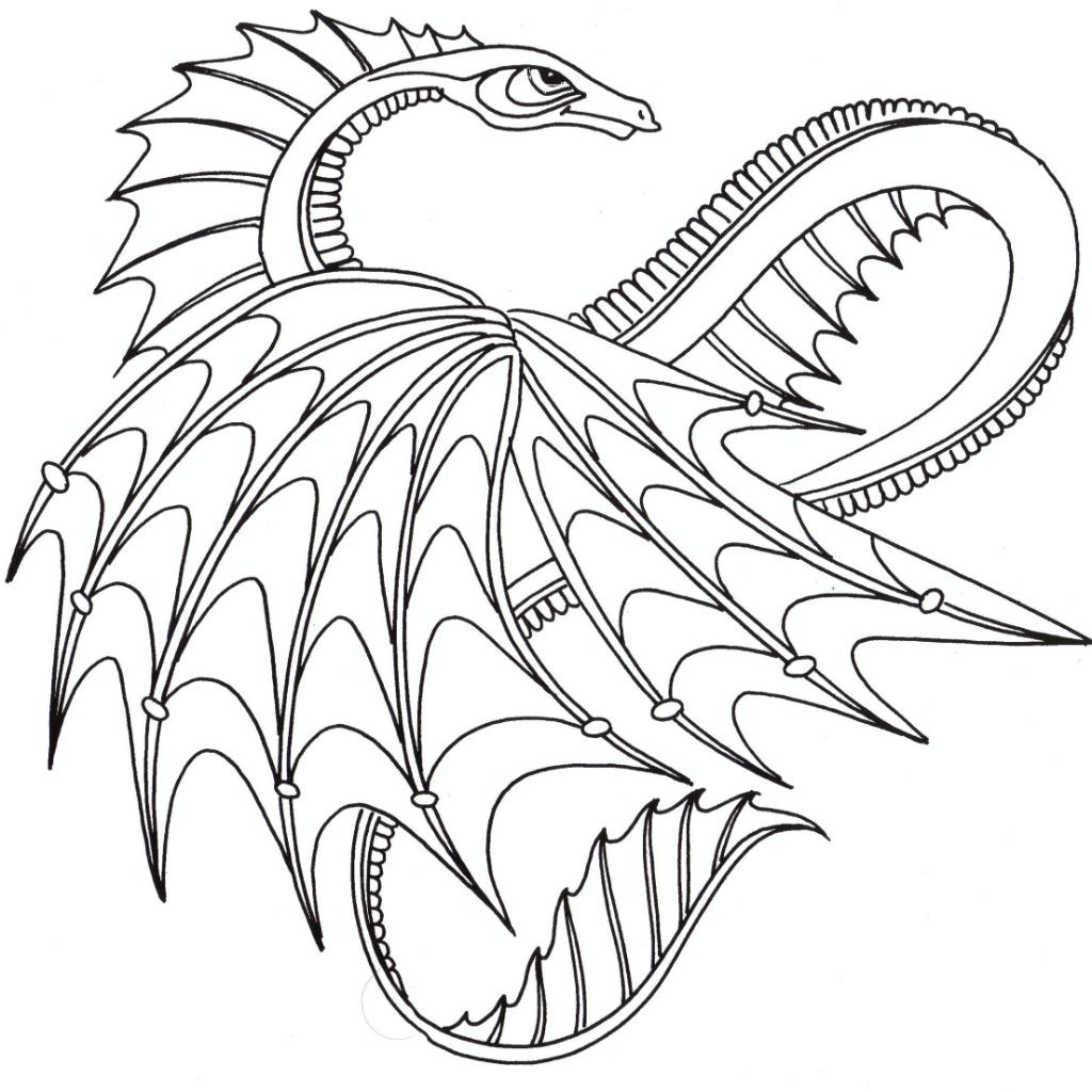 1024x1024 Water Dragon Coloring Pages Collection Free Coloring Sheets