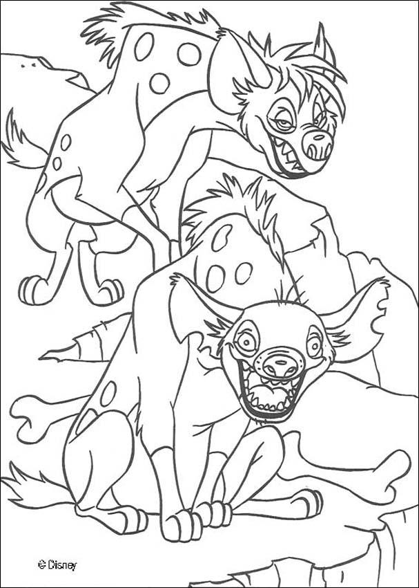 607x850 Hyena Coloring Pages, Drawing For Kids, Videos For Kids, Reading