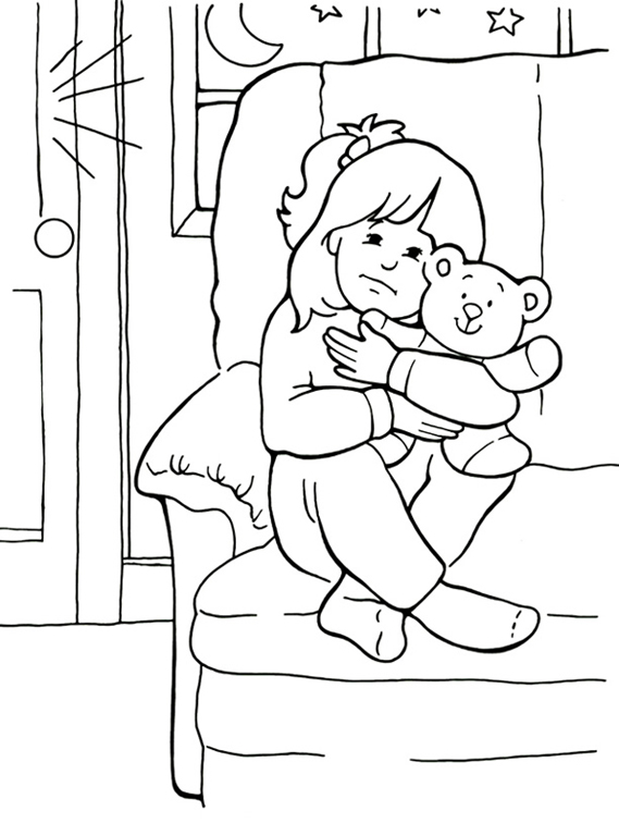 569x756 When I Am Afraid Coloring Page