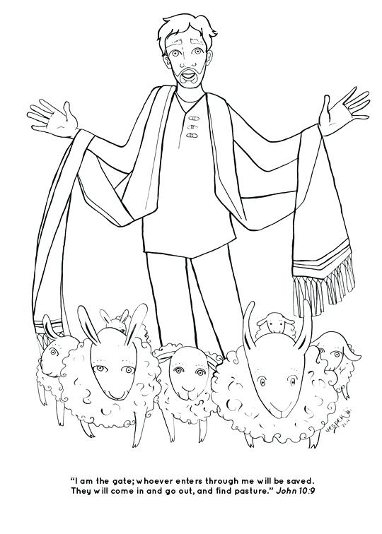 540x756 Jesus The Good Shepherd Coloring Pages The Good Shepherd Jesus
