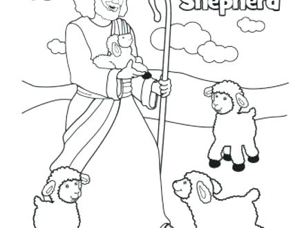 440x330 Good Shepherd Coloring Page Good Shepherd Coloring Page Shepherd