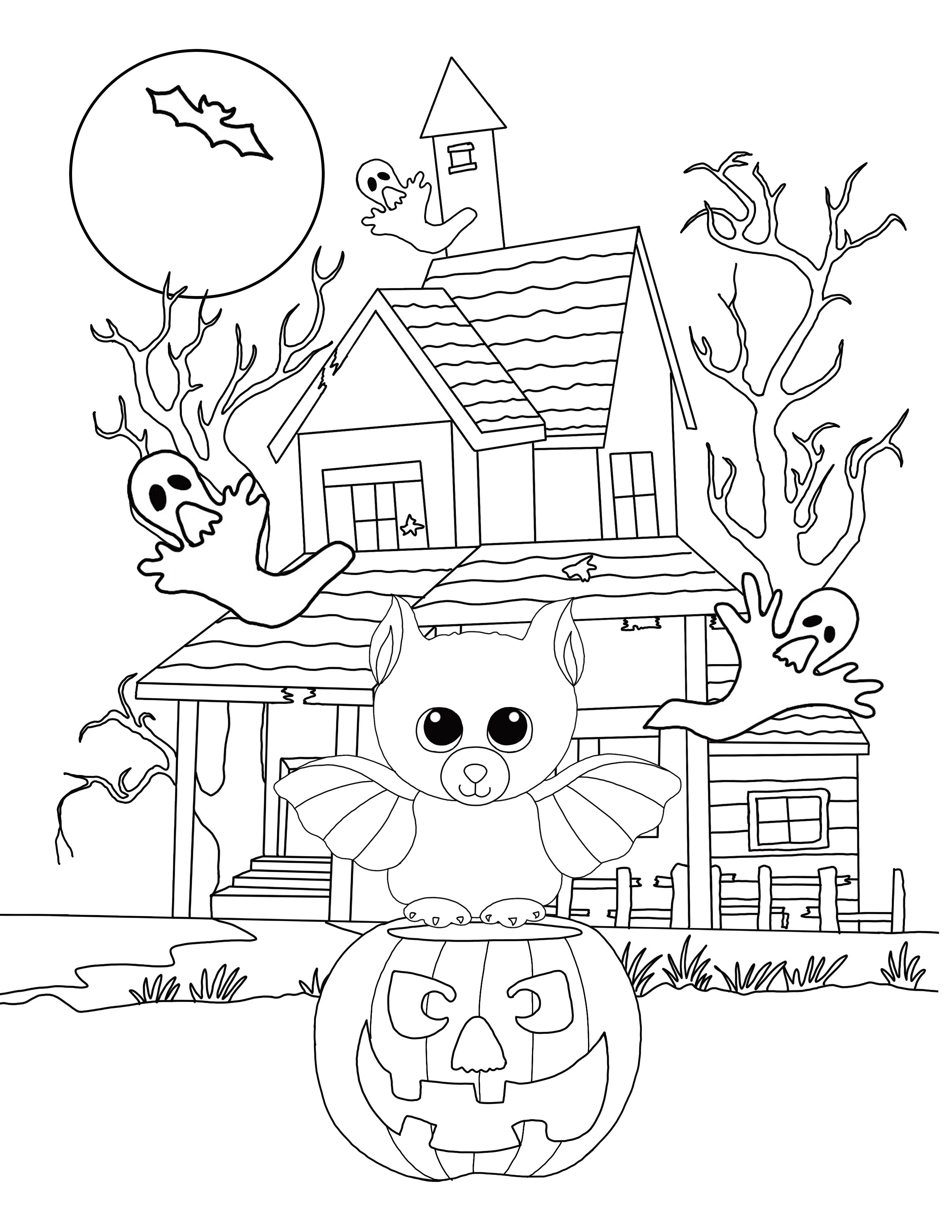 2550x3300 Free Beanie Boo Coloring Pages Download Print Cats, Dogs