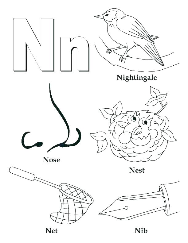 612x792 Coloring Letters Printable Letter I Coloring Page Letter Coloring