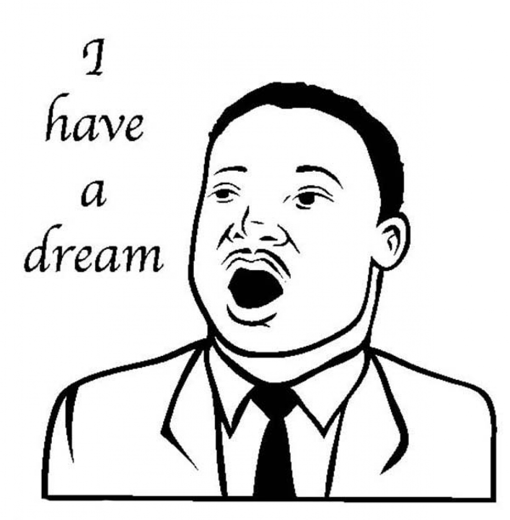 1003x1024 Martin Luther King Coloring Pages