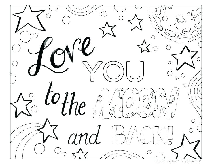 736x569 I Love You Coloring Pages To Print