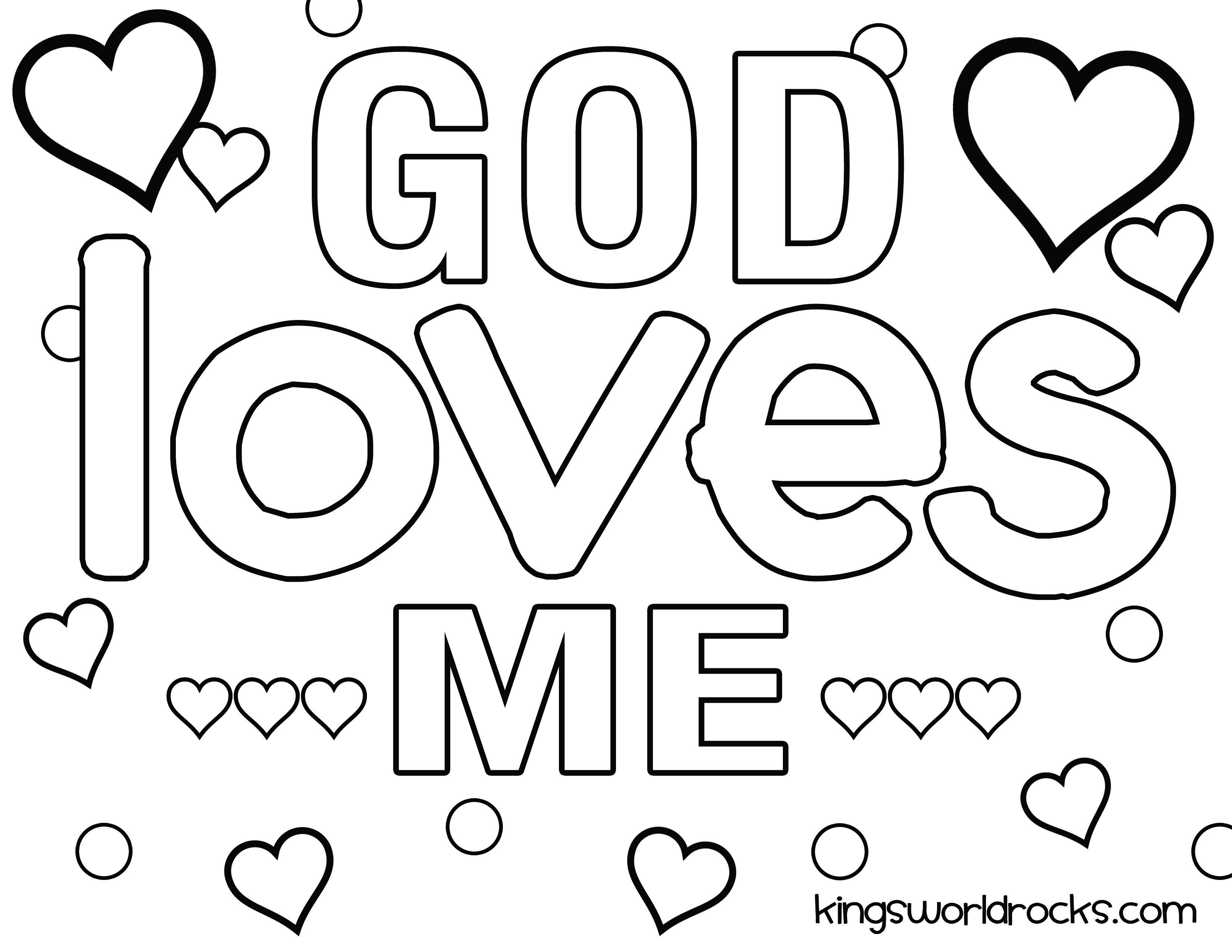 3300x2550 God Is Love Coloring Pages