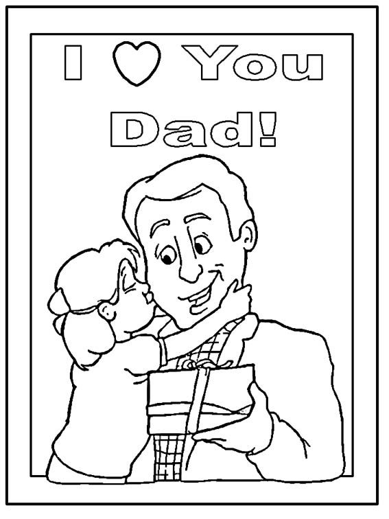 567x756 I Love You Dad Coloring Pages For Kids Desktop Background Wallpapers