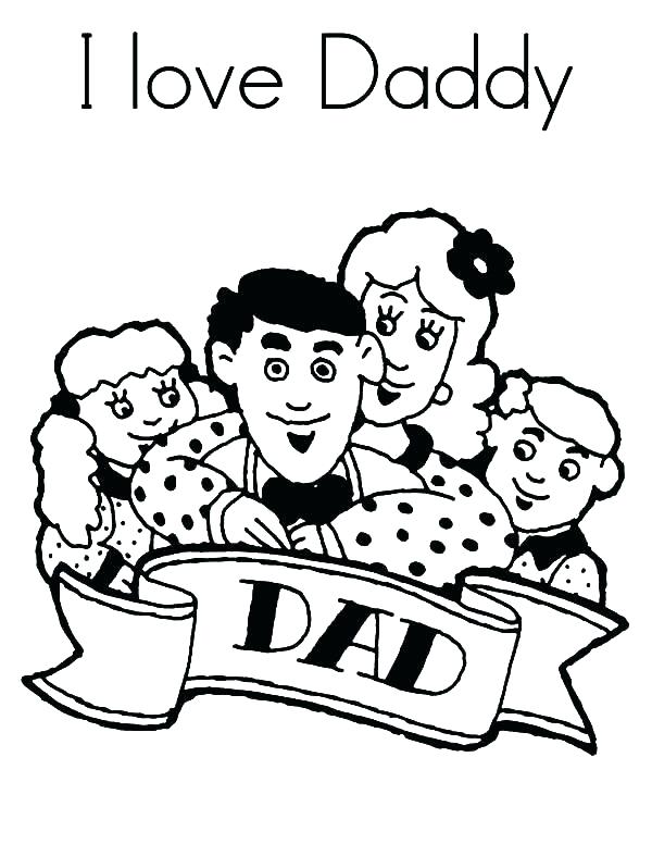 600x776 I Love You Mom And Dad Coloring Pages Happy Best Taking Family