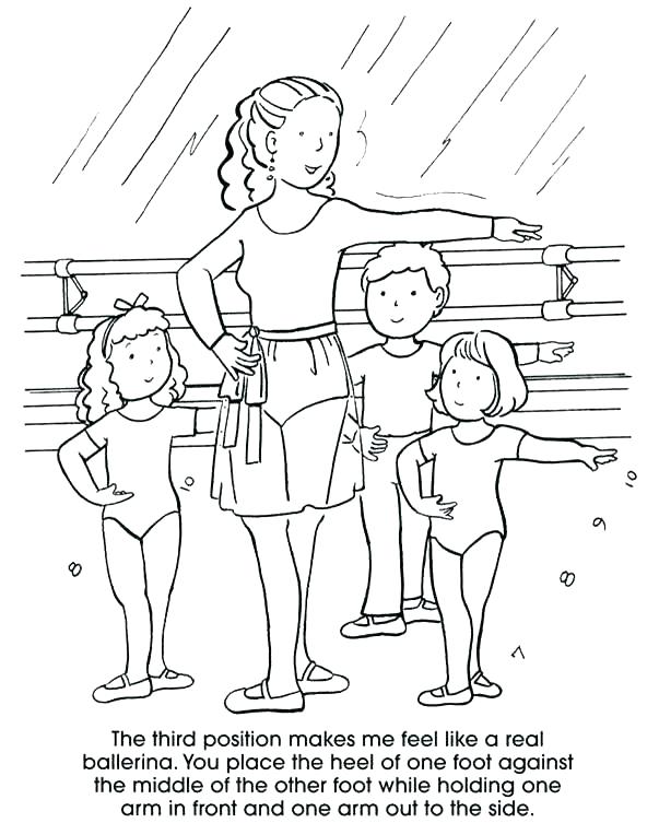 603x753 Dance Coloring Pages To Print Ballet Dancer Coloring Pages Also I