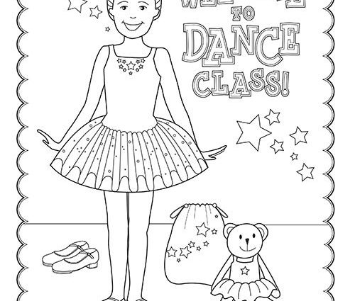 500x425 I Love Dance Coloring Pages Best Dance Coloring Pages Images