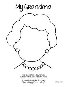232x300 Grandparent Coloring Pages For Grandparents Day Grandparents
