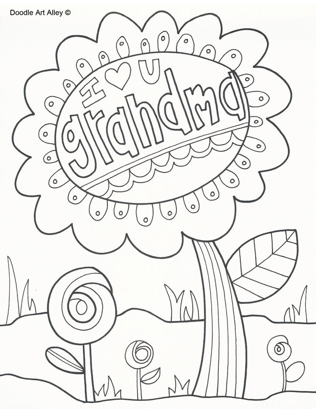 618x800 Grandparents Day Coloring Pages