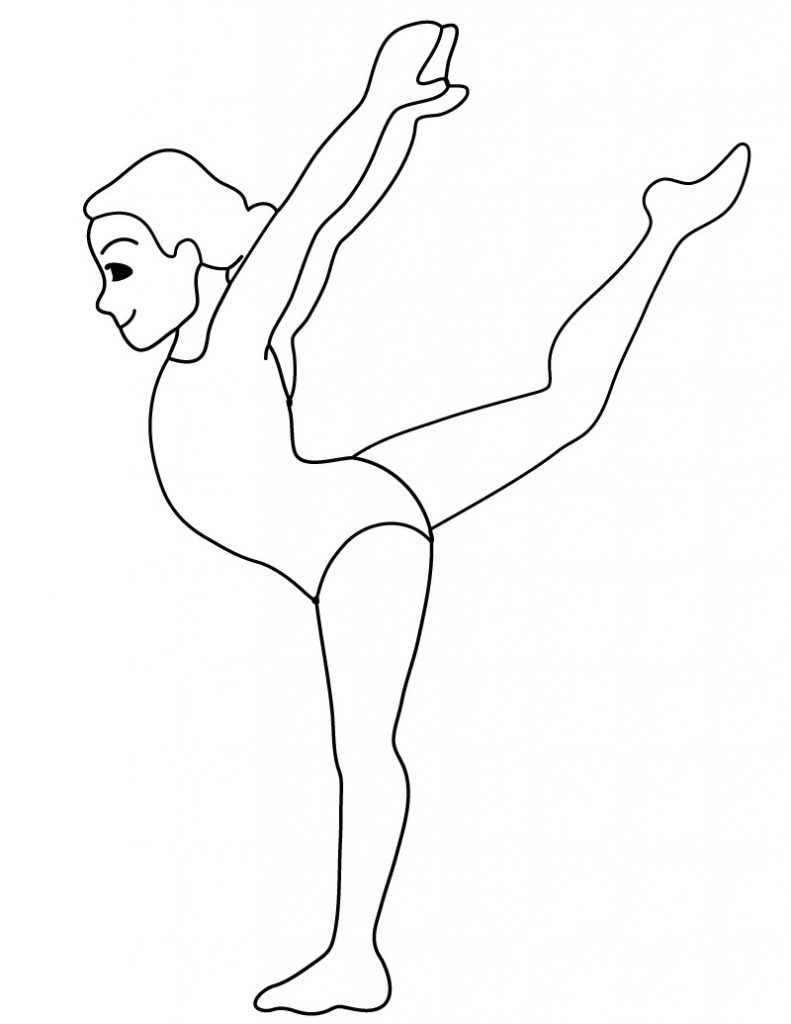 791x1024 Special Gymnastic Coloring Pages Gymnastics Sp