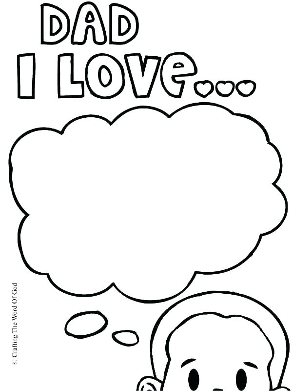599x800 I Love You Dad Coloring Pages I Love My Daddy Coloring Pages I