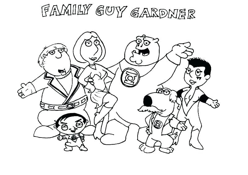 800x565 Coloring Pages Of A Family Family Guy Coloring Pages Griffin