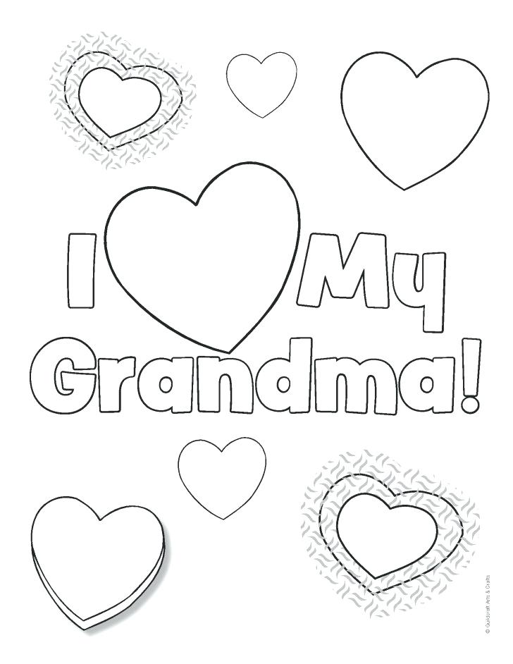 728x942 Happy Grandparents Day Coloring Pages