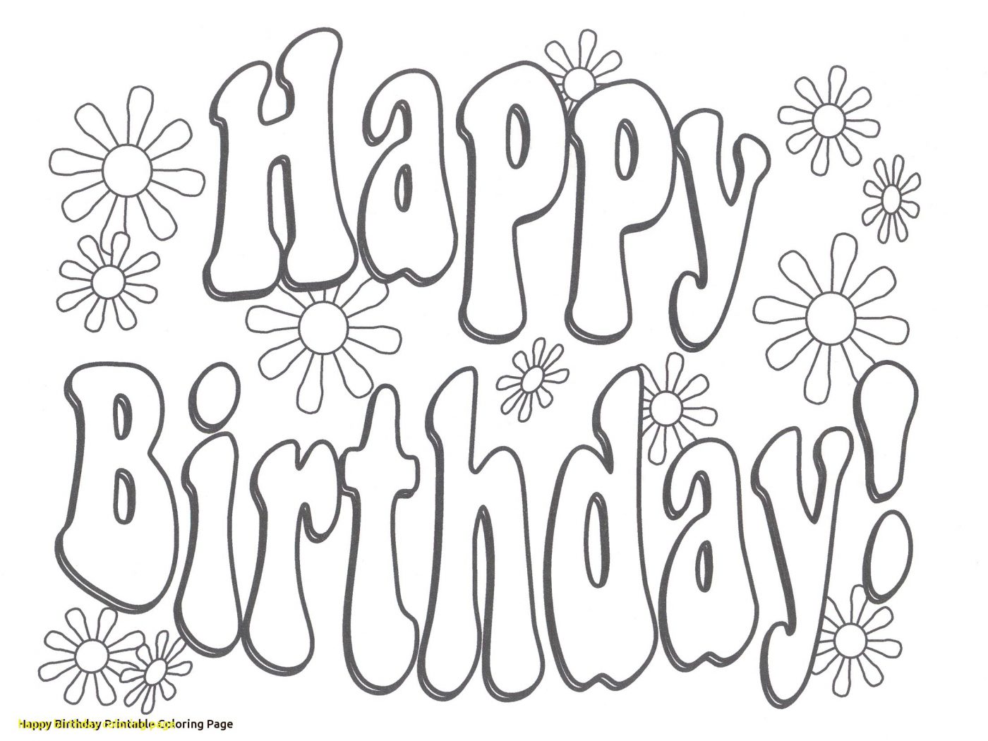 1400x1050 Printable Happy Birthday Grandpa Coloring Pages Colouring Great
