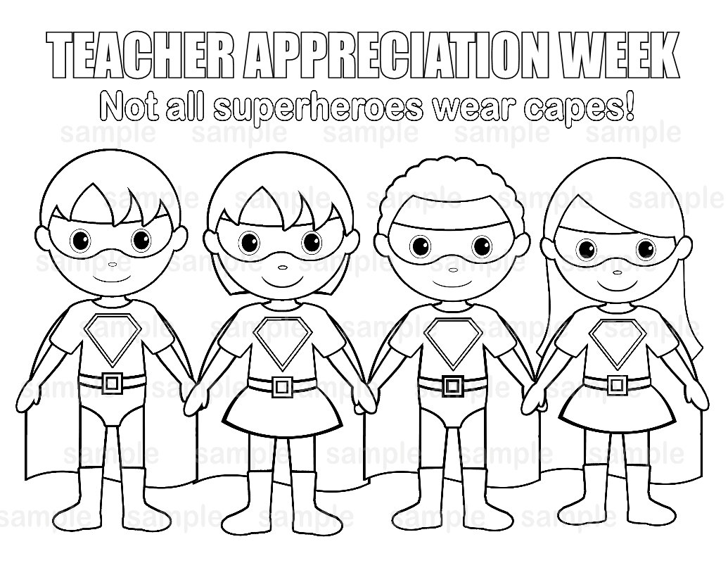 1035x800 Teacher Appreciation Coloring Pages