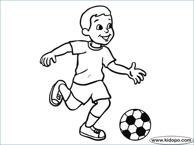 630x470 Soccer Coloring Pages To Print Out
