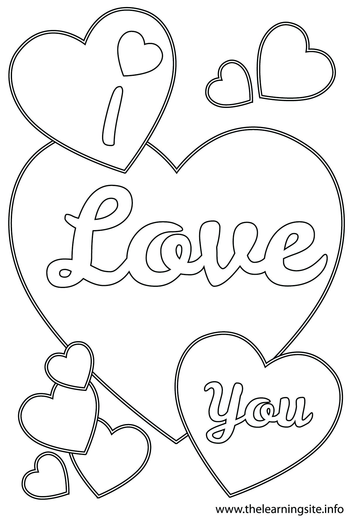 1200x1800 I Love You Coloring Pages For Adults