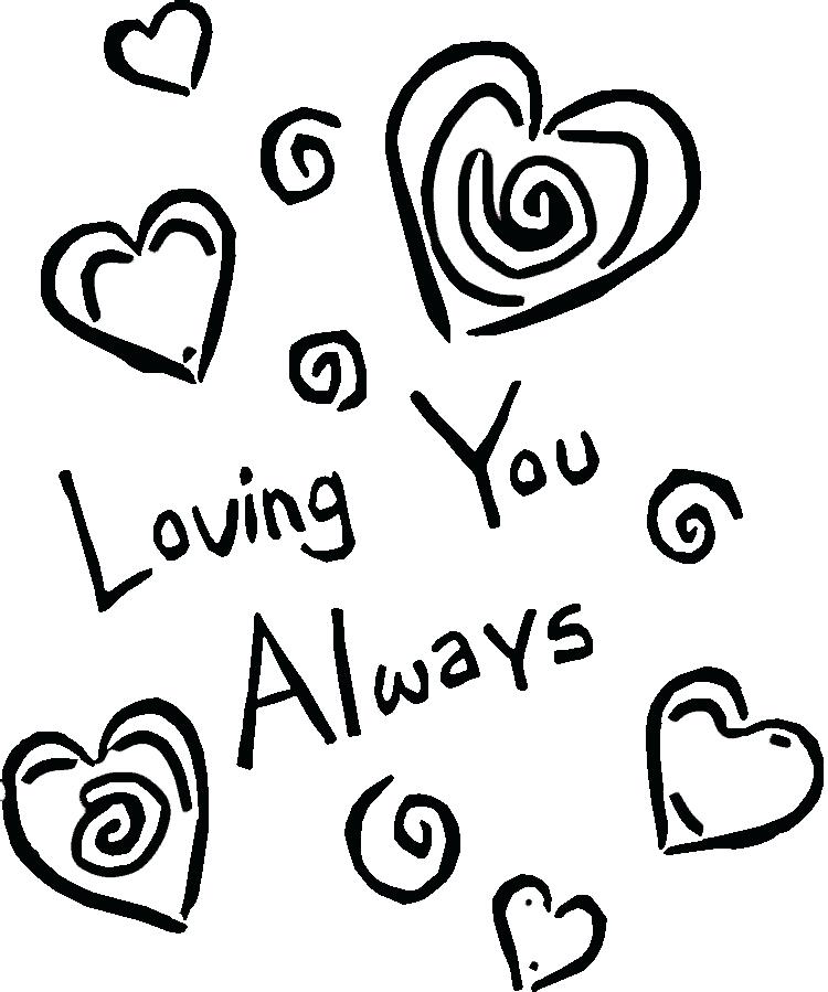 750x899 Coloring Pages That Say I Love You Love You Coloring Pages