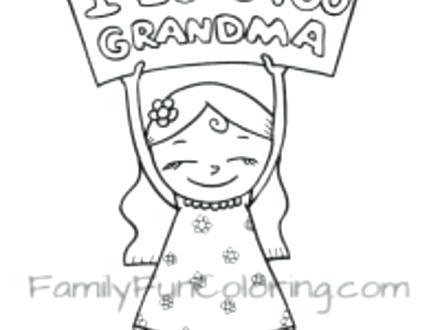 440x330 Grandma Coloring Pages I Love You Coloring Pages Free Printable