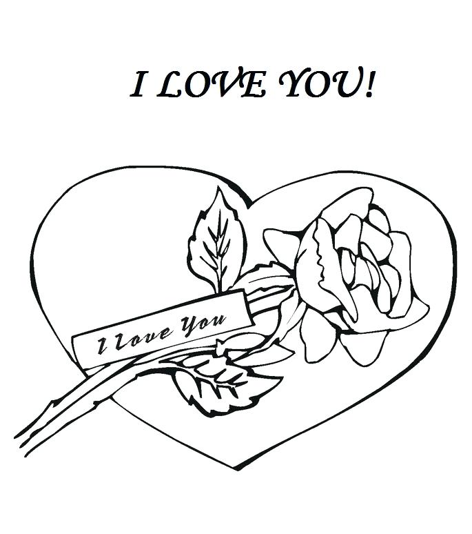 685x774 I Love You Coloring Pages I Love You Coloring Pictures Marvellous