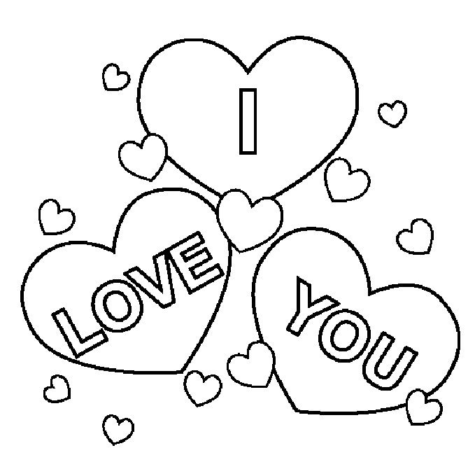 679x650 I Love You Coloring Pages Love Embroidery