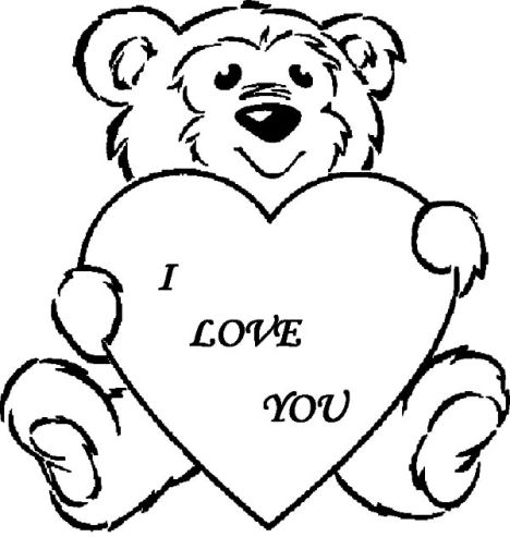 468x493 I Love You Coloring Pages For Teenagers Printable