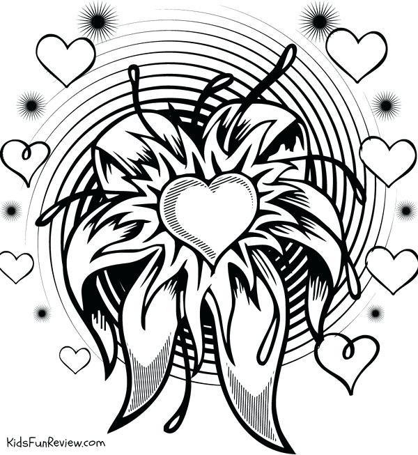 600x653 Printable I Love You Coloring Pages For Teenagers Printable Free