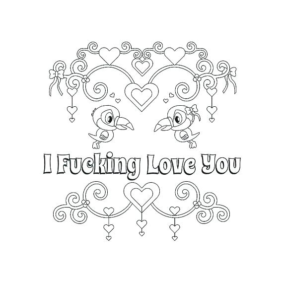 570x570 Coloring Pages Of I Love You I Love You Coloring Pages Printable