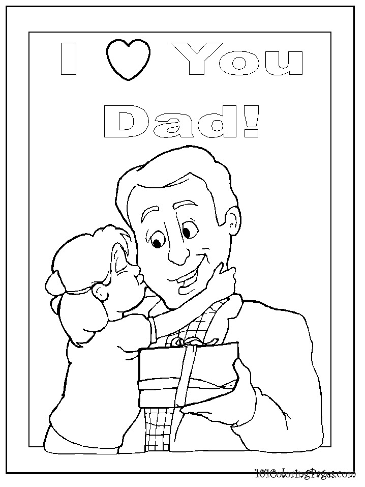 718x957 I Love You Dad Coloring Pages