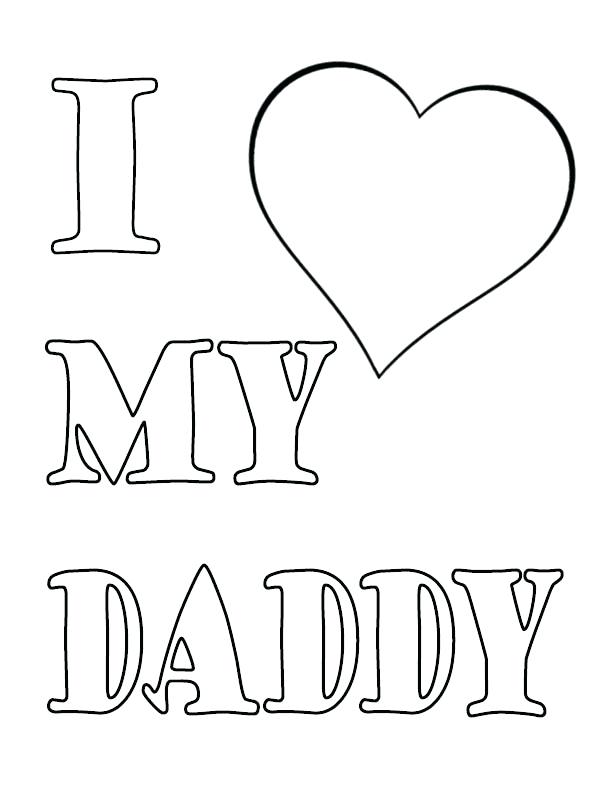 612x792 I Love You Dad Coloring Pages I Love You Dad Coloring Page I Love
