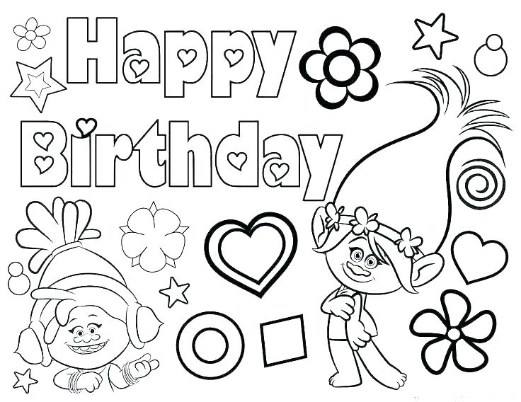 736x568 Happy Birthday Grandpa Coloring Pages