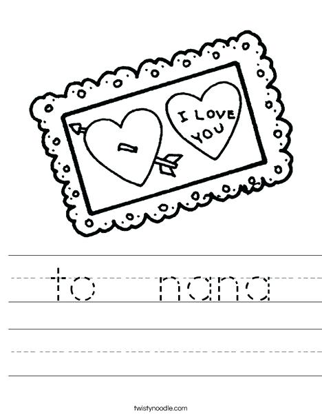 468x605 I Love You Nana Coloring Pages