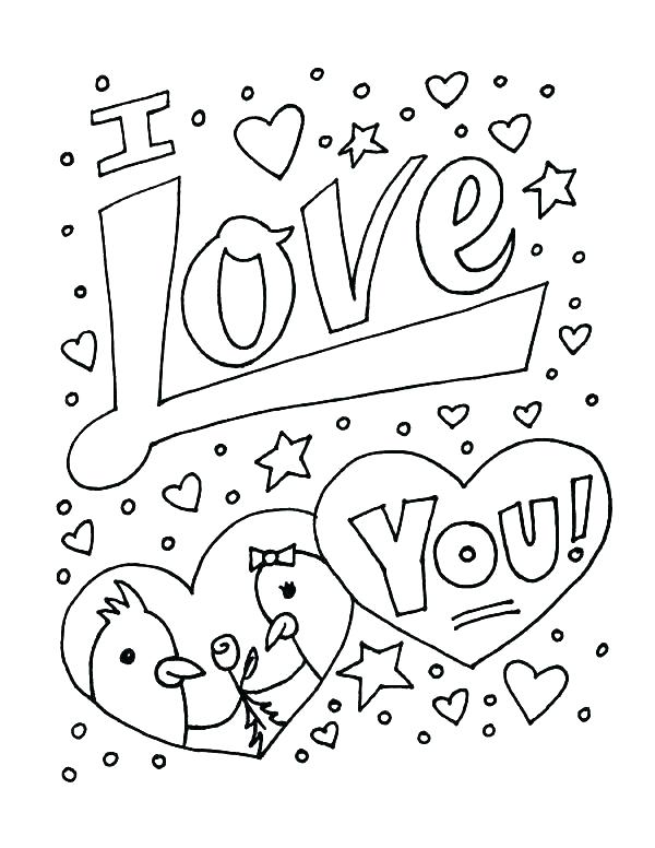 600x776 I Love You Coloring Pages Coloring Pages Love I Love You Coloring