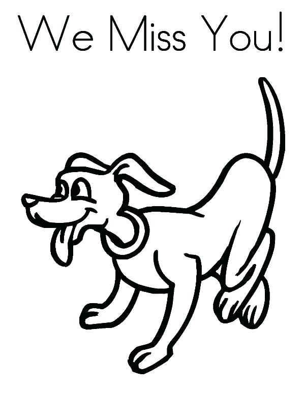 600x776 I Miss You Coloring Pages