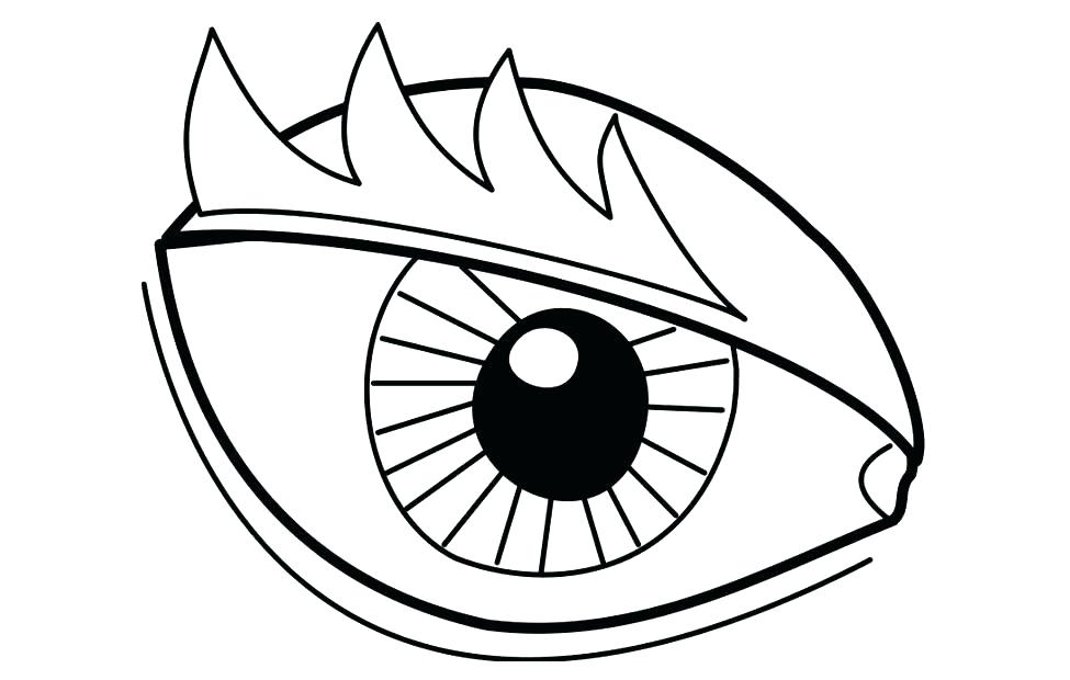 975x620 Eyeball Coloring Page Eye Coloring Page Download Large Image I Spy