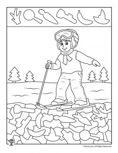 232x300 Winter Hidden Pictures Coloring Pages Woo! Jr Kids Activities