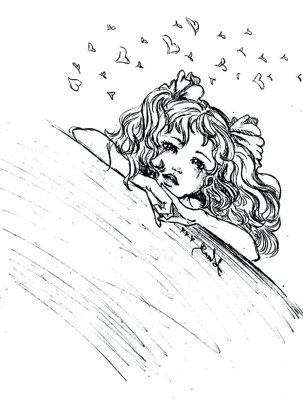 600x795 Thinking Of You Coloring Pages Crying Because I Miss You Coloring