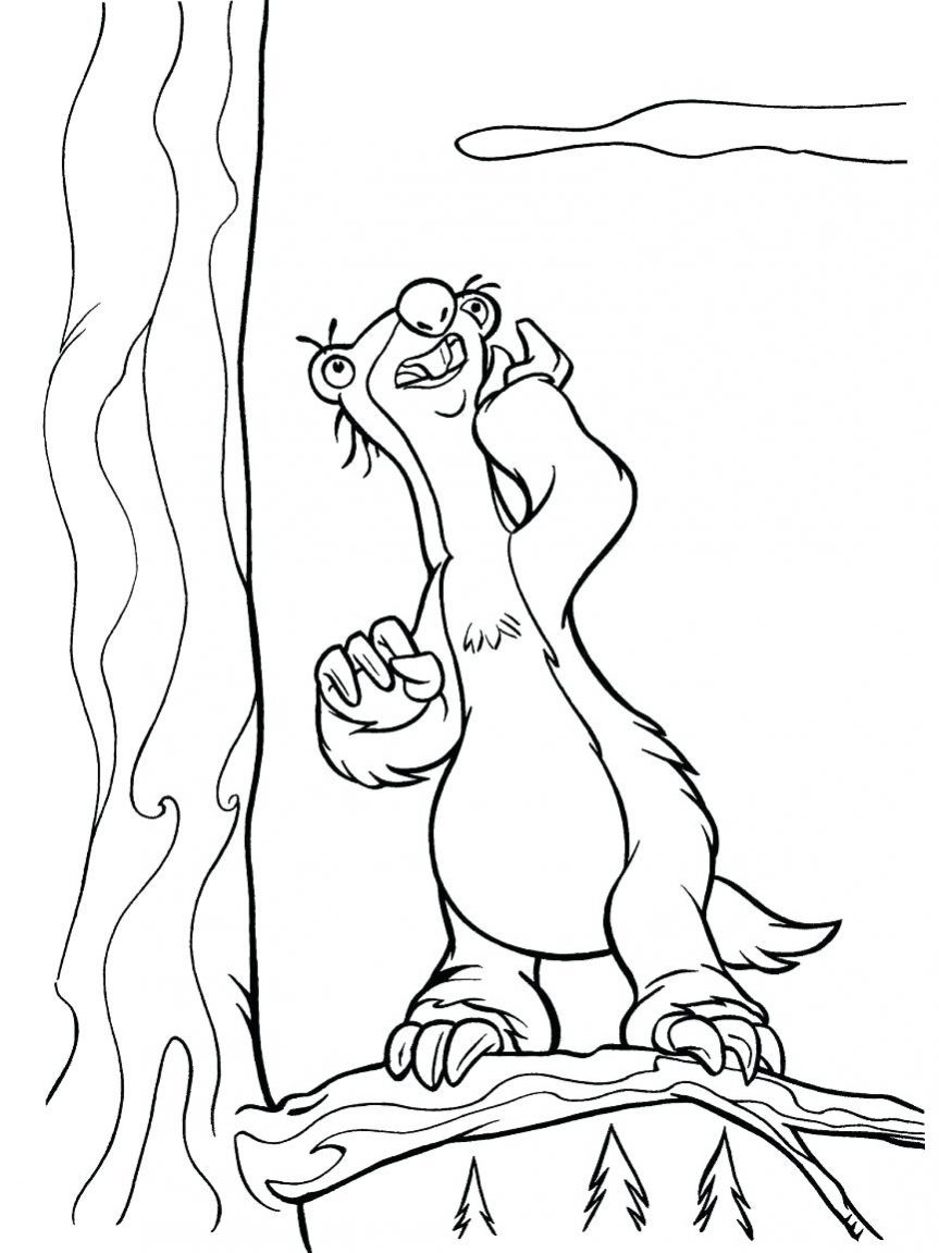 863x1151 Fresh Ice Age Coloring Pages Gallery Printable Coloring Sheet