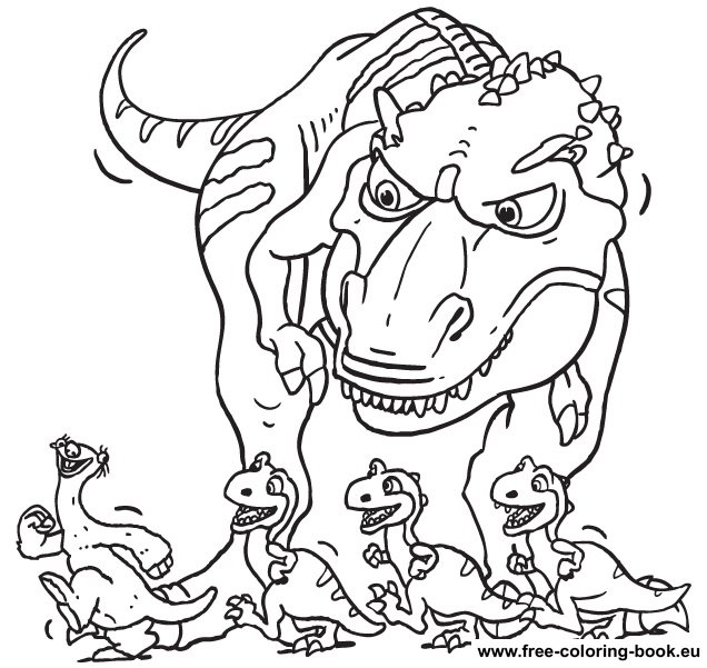 636x601 Ice Age Coloring Pages