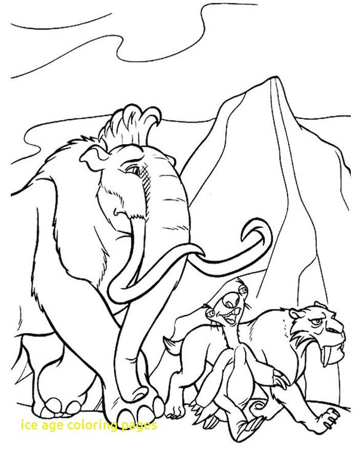 700x885 Ice Age Coloring Pages With Best Ice Age Coloring Pages Images