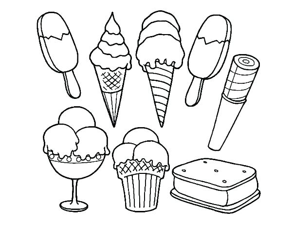 600x464 Ice Coloring Pages I For Ice Cream Coloring Page With Handwriting