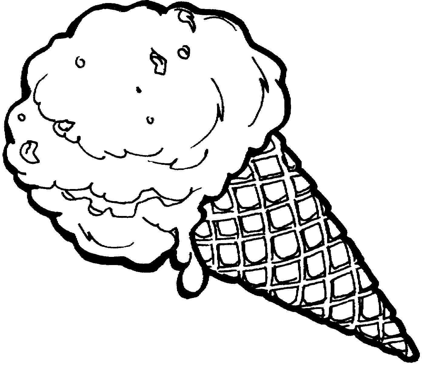 1392x1205 Ice Cream Coloring Sheets