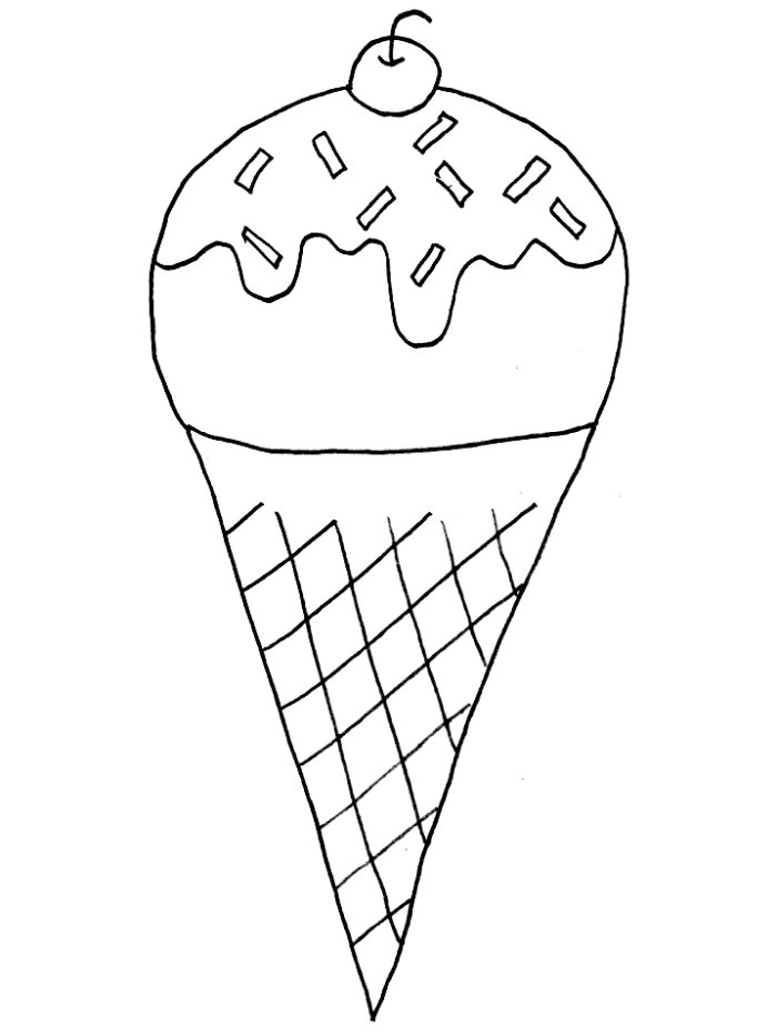 700x933 Ice Cream Coloring Pages