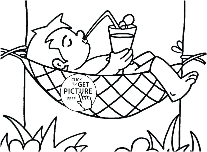 827x609 Coloring Pages Of Summer Season Coloring Pages Summer Colouring