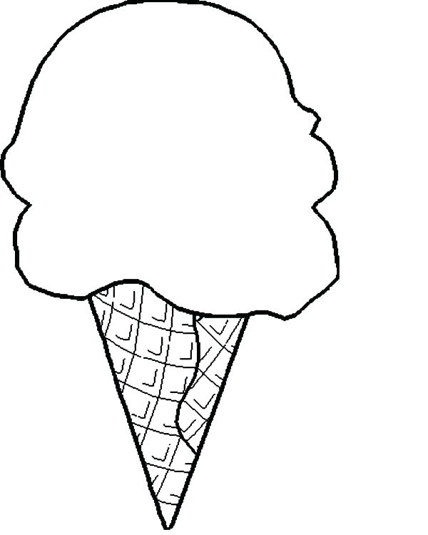 600x750 Ice Cream Coloring Pages Printable Plus Ice Cream Cone Coloring