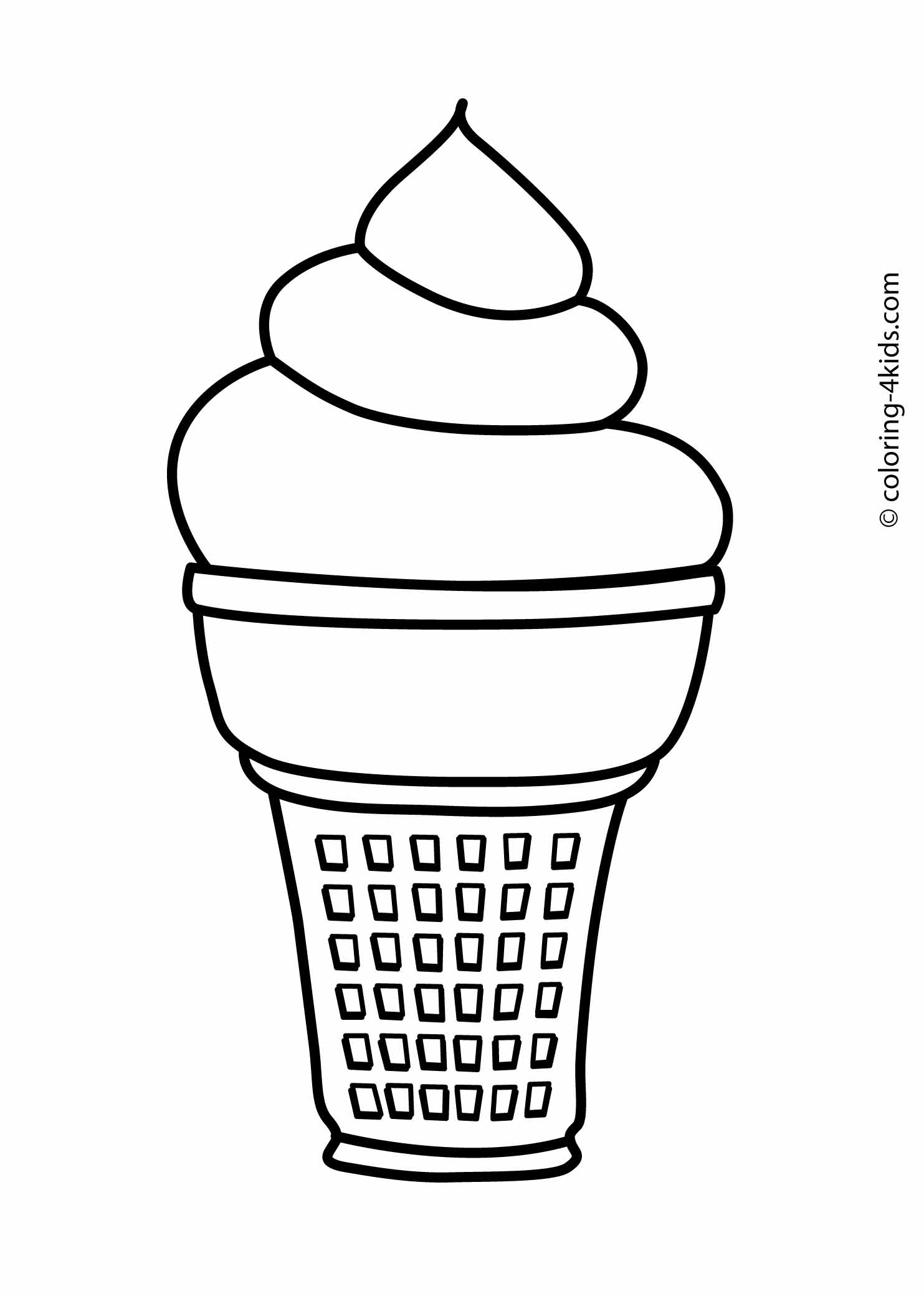 1483x2079 Ice Cream Coloring Pages High Definition Coloring